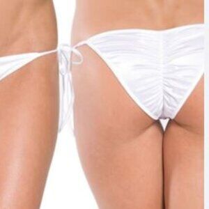 Body Zone Apparel NWT Tie Side Scrunch Butt Panties OS